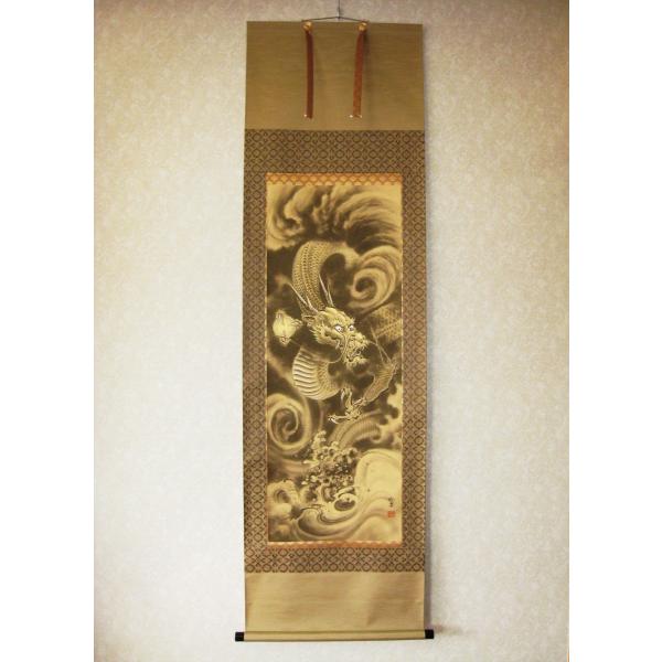 掛け軸 掛軸 開運 金龍 今井玲豊 (真作・新品） : 掛け軸の専門店 香遊