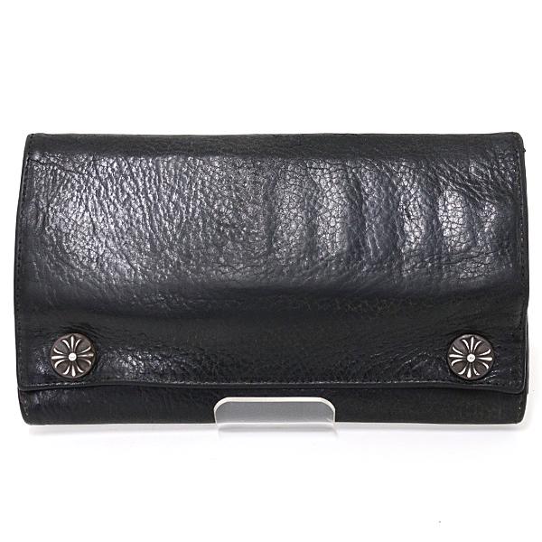 CHROME HEARTS（クロムハーツ） グリーシー クロスボタンレザー ロング