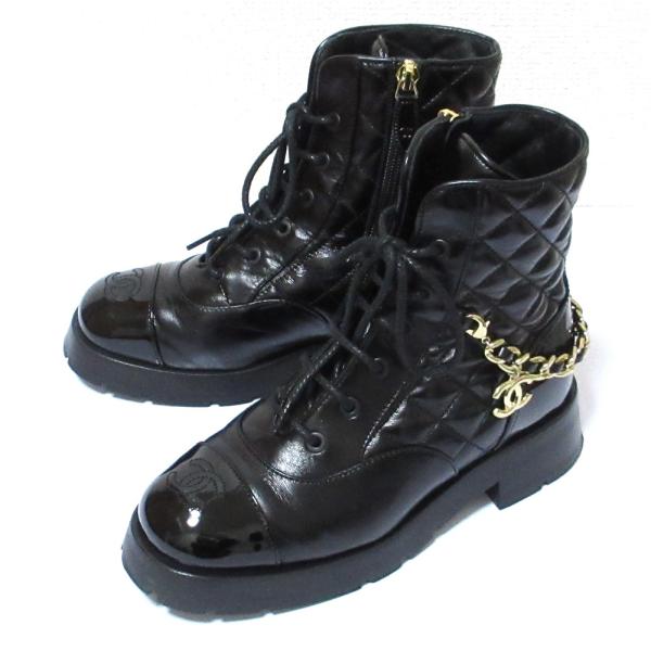 CHANEL（シャネル） 美品 22-23AW CHANEL レザー マトラッセ チェーン