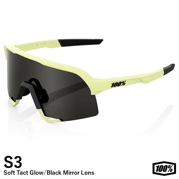 A100 100％ ワンハンドレッド サングラス S3 Soft Tact Glow / Black