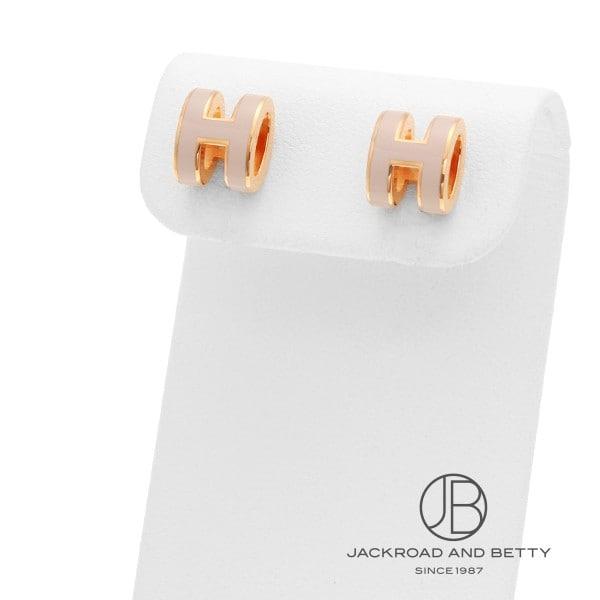 HERMES（エルメス） ポップH ミニ ピアス プードル ピンク H608002FO