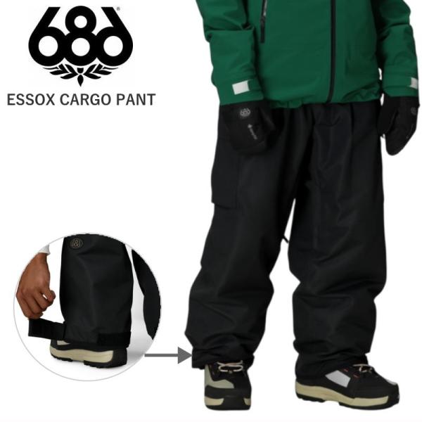 686（シックスエイトシックス） ☆ 25-26 686 ESSOX CARGO PANT BLACK