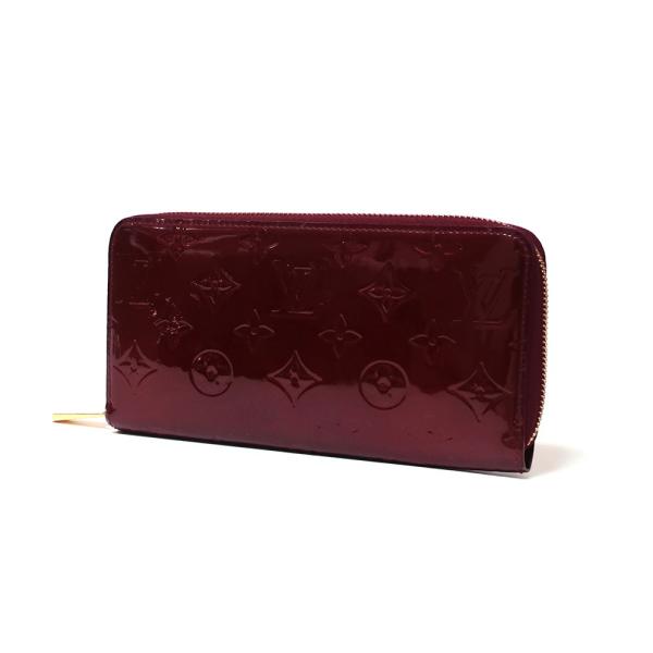 ルイヴィトン モノグラム・ヴェルニ ジッピー・ウォレット 長財布