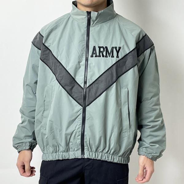 アメリカ軍 U.S.ARMY グレー 前期型 IPFU トレーニングジャケット 新品