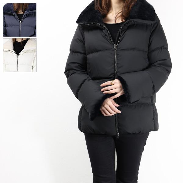 HERNO（ヘルノ） Fur Down Jacket ダウンジャケット フェイクファー