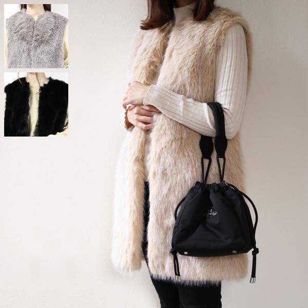 HERNO（ヘルノ） ファーベスト Resort Fur Long Vest リゾート
