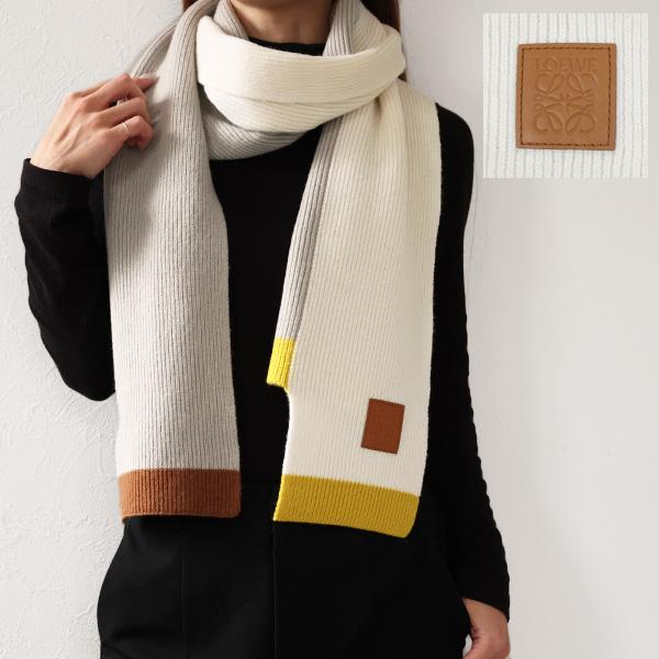 LOEWE（ロエベ） マフラー Wool Asymmetric Scarf アシンメトリー