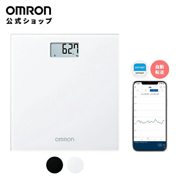 オムロン（OMRON） 体重計 HN-300T2-JTW ホワイト 薄型 スマホ連動