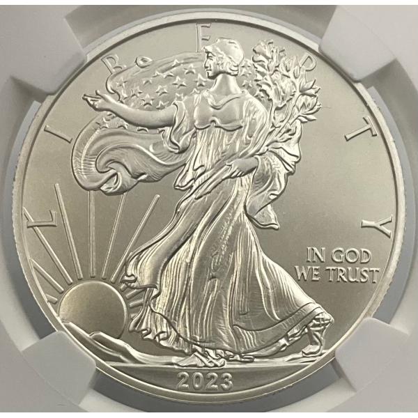 2023年 フィジー ウォーキング リバティ 1oz 1ドル 銀貨 イーグル