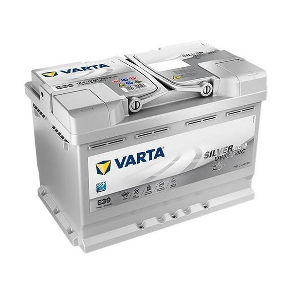 VARTA バルタ LN3AGM 70Ah バッテリー(570-901-076 E39) 欧州車用