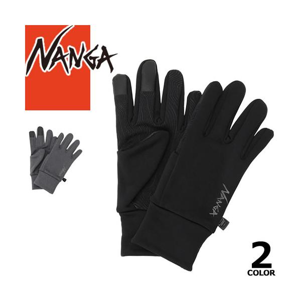 NANGA（ナンガ） 手袋 スマホ対応 ポーラテック パワーストレッチ
