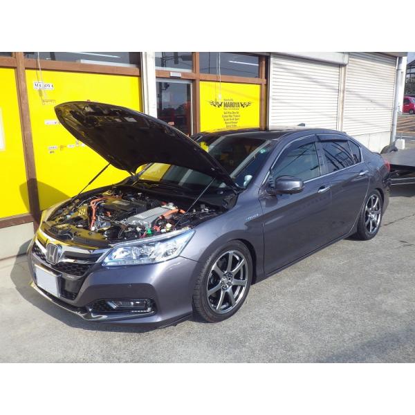 ホンダ：アコード ハイブリッド[CR6]用ボンネットダンパー ブラック