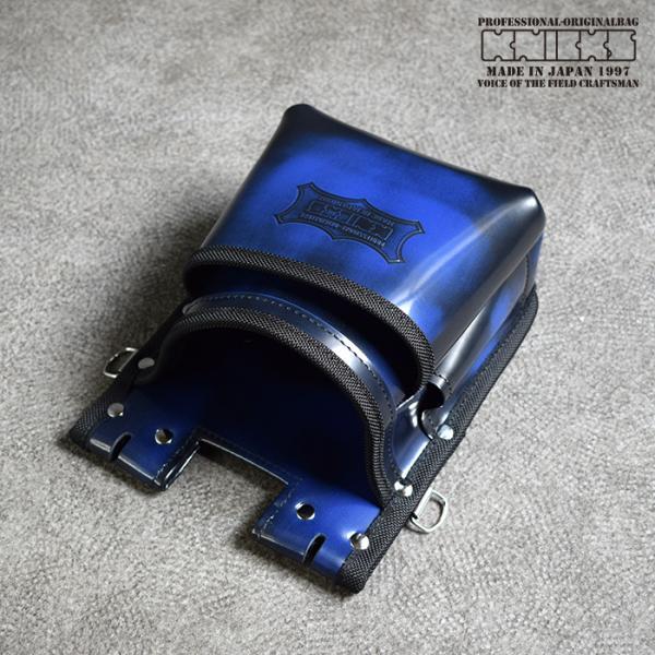 KNICKS（ニックス） 腰道具 鳶職向仕様ツーウェイタイプガラス革2段腰