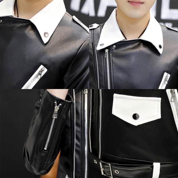 美品✨4XLキングサイズ URBAN BARON ダブル ライダースジャケット