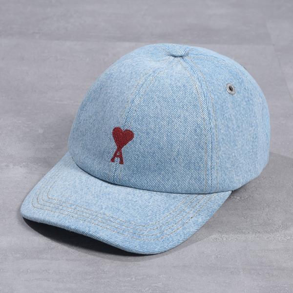 AMI Alexandre Mattiussi アミ パリス 帽子 ウォッシュドデニム