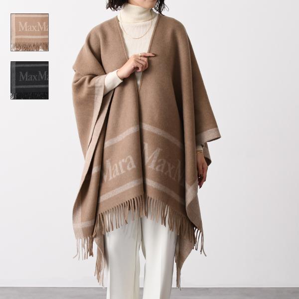 Max Mara（マックスマーラ） ポンチョ ウール ジャカード ケープ