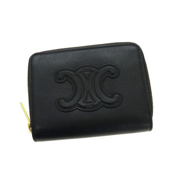 CELINE（セリーヌ） コンパクト ジップウォレット キュイル トリオンフ