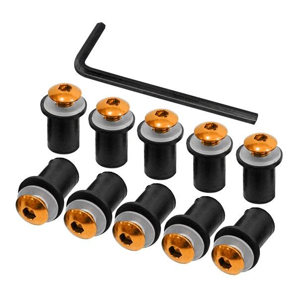 スクリーンボルト ウェルナット YZF-R1 R6 FZ1 FZR1000 ZX-9R 金