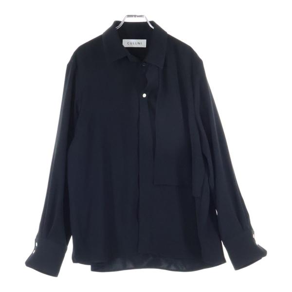 CULLNI（クルニ） 25SS Dry Double Satin Asymmetrical Long Sleeve