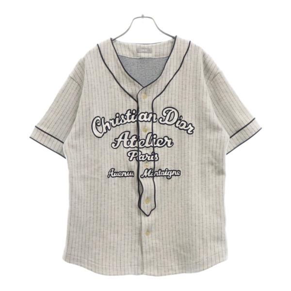 DIOR ディオール 21AW Atelier Baseball Shirt ベースボールシャツ
