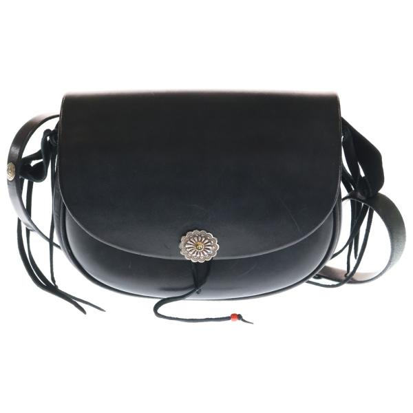 goro's（ゴローズ） K18フラワーコンチョ付きレザーバケットバッグ