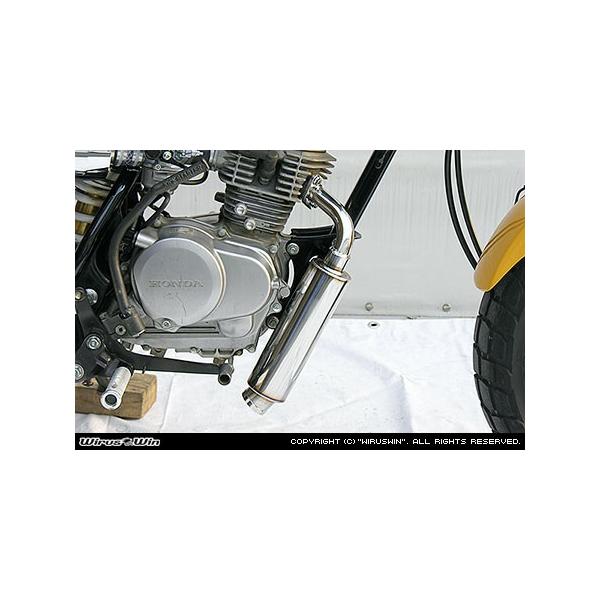 WirusWin エイプ100 ロッドショート マフラー/ウイルズウィン