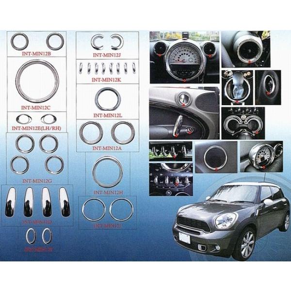 MINI R60(-MC) インテリアキット/クローム 31pcs【Welster