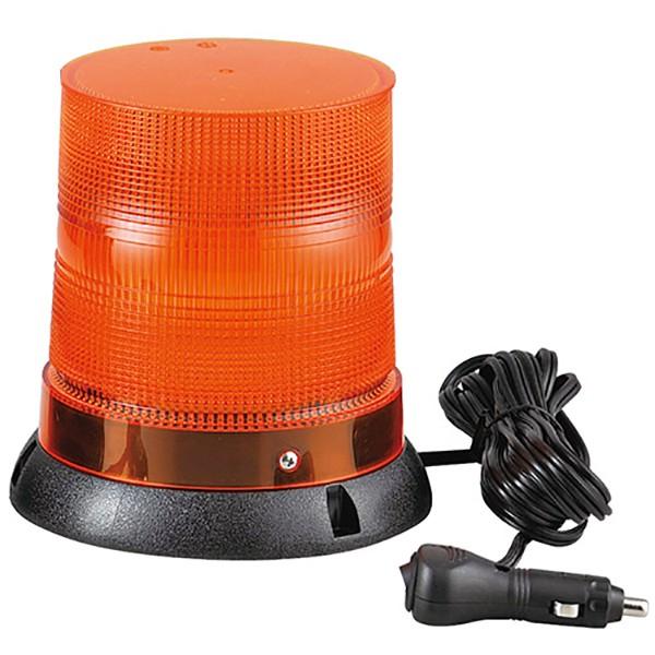 LEDフラッシュ灯 オレンジ 回転灯 DC12/24V マグネット/ビス止め兼用
