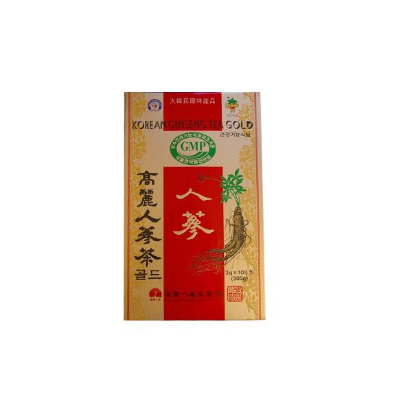 当店おすすめ】 高麗人参茶GOLD 紙箱 3g×100包・粉末タイプ 風邪予防