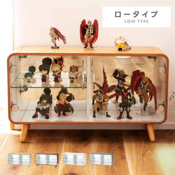 フィギュアケース コレクション ボックス ケース ガラス 横型 アクスタ