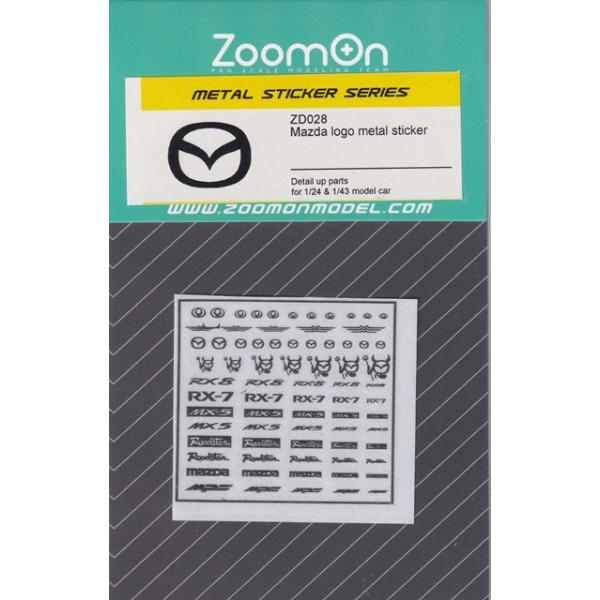ZoomOn ZD028 1/24 - 1/43 マツダメタルステッカー : ホビーショップ