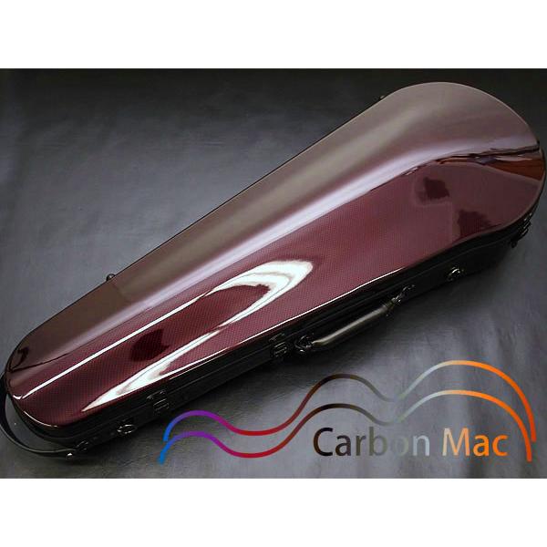 カーボンマック CFA-2 WRD ワインレッド ビオラケース 軽量 スリム