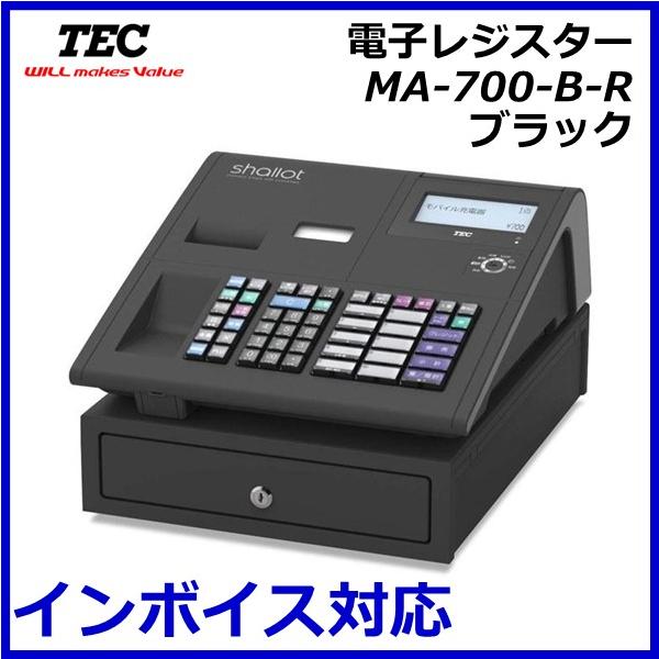 TEC（TOSHIBA） 東芝テック レジ レジスター MA-700-B-R ブラック イン