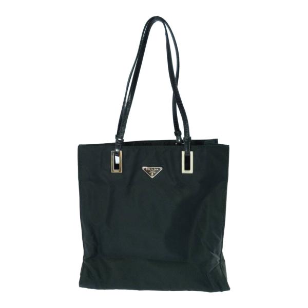 PRADA（プラダ） 三角タグプレート ナイロン トート・レザー