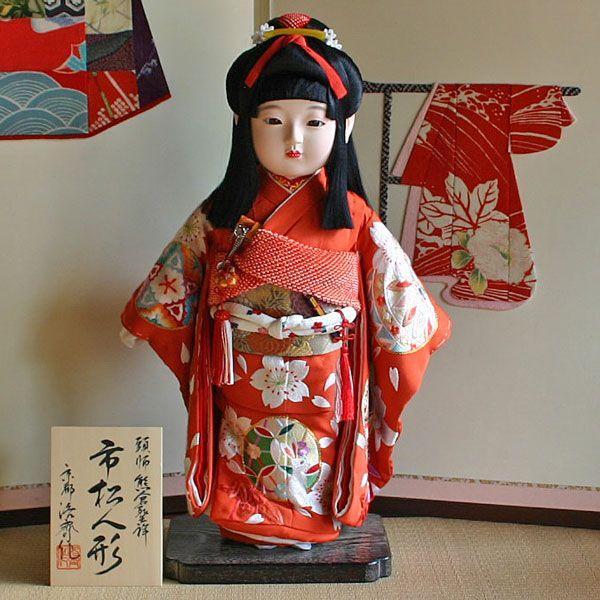 京製尺二市松人形（女）【送料無料！】【熊倉聖祥】 : 洛齊