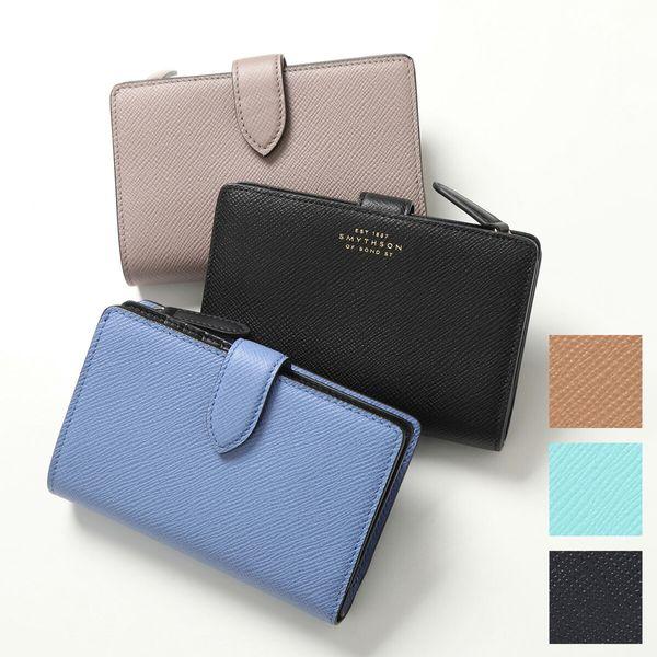 Smythson（スマイソン） 二つ折り財布 PMA SML CONTINENTAL PRS