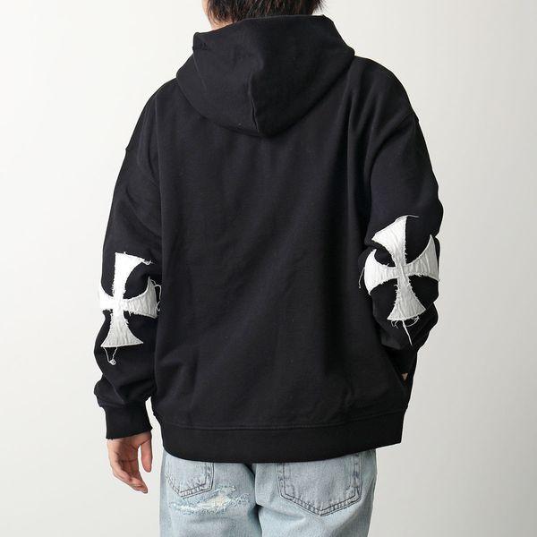 ASKYURSELF アスクユアセルフ パーカー CROSS PATCH ZIP HOODIE メンズ