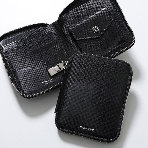 GIVENCHY（ジバンシィ） 二つ折り財布 COMPACT ZIPPED WALLET BK60F2