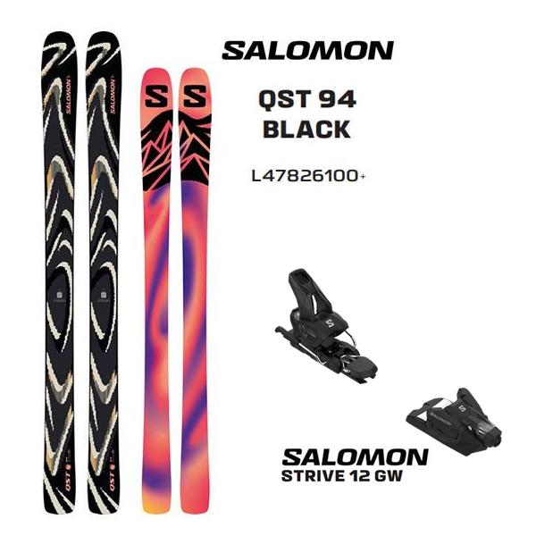 SALOMON（サロモン） スキー板 QST 94 (25-26 2026) + 26 STRIVE 12
