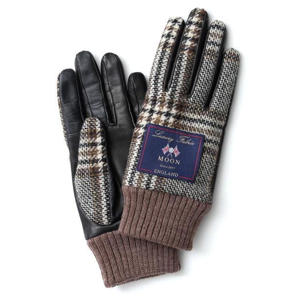 KURODA（クロダ） ムーンツイード MOON レディース 手袋 ブラウン 茶