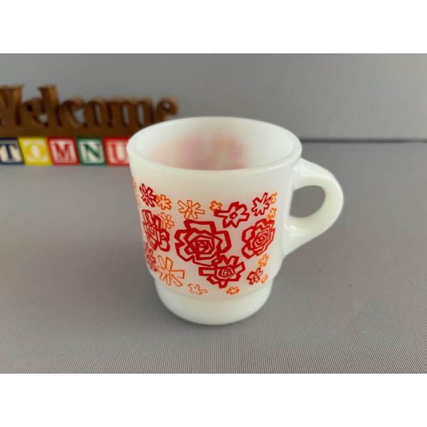 ファイヤーキング fire-king スケッチローズ マグ : Tom-nuy - 通販