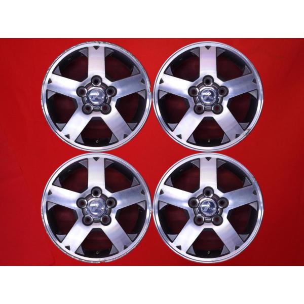 激安 4本セット】三菱 パジェロミニ 純正 5スポーク アルミホイール