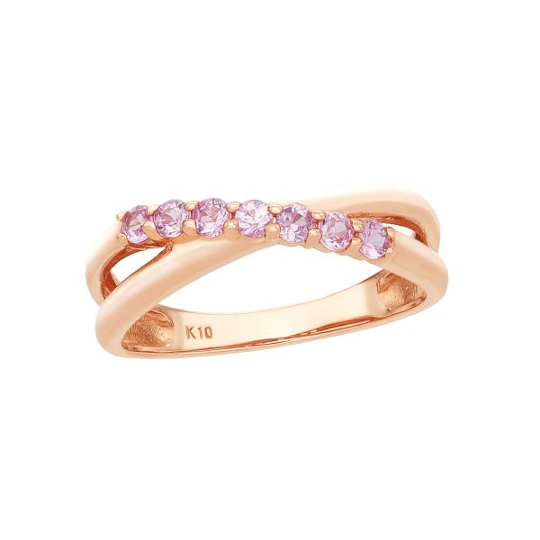 ジュエリーツツミ ツツミ 指輪 K10ピンクゴールドピンクサファイア