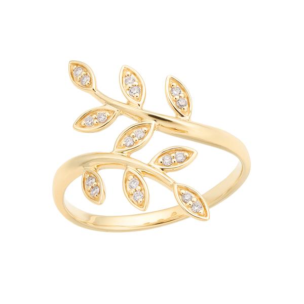 ジュエリーツツミ K10イエローゴールドダイヤモンドリング