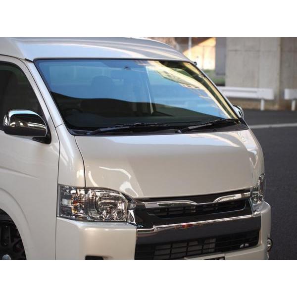 200系ハイエース ワイド TPD 4型ユーロフェイスボンネット未塗装 ＜S