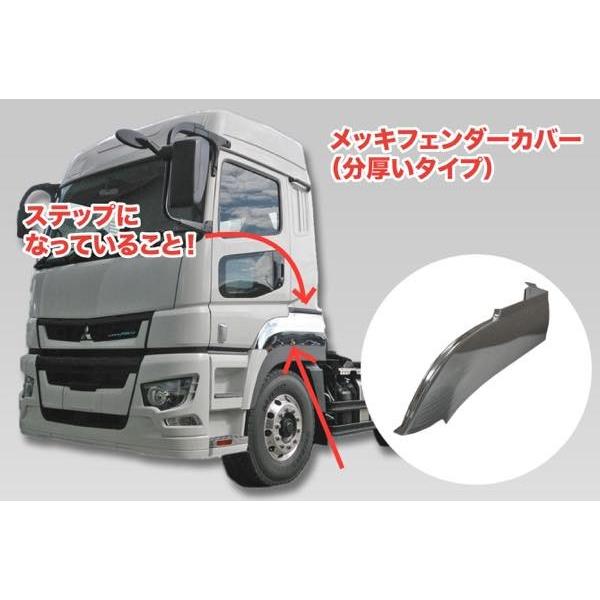 07／17スーパーグレート フロントフェンダーカバー（ハイキャブ