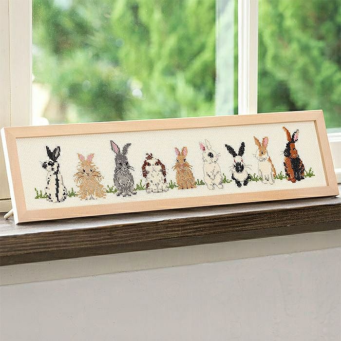 クロスステッチフレーム＜ひな段飾り＞ | リバティ 生地、編み物、刺繍