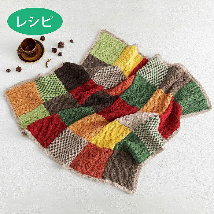 ブランケット＜睡蓮＞（レシピ） | リバティ 生地、編み物、刺繍