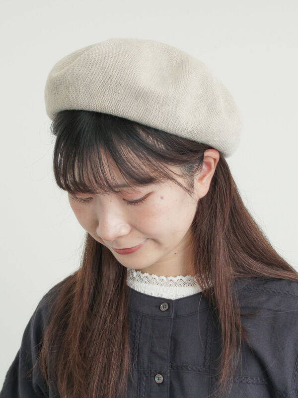 消臭効果】ベレー帽（チャコールグレー/ベージュ/モカ/アクセサリー