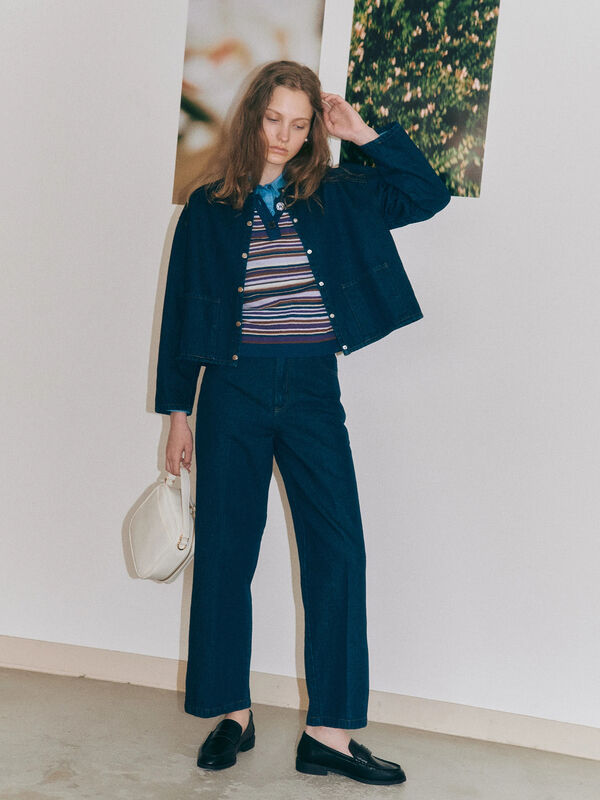 セール】 マルチボーダーポロニット《2025autumn catalog item